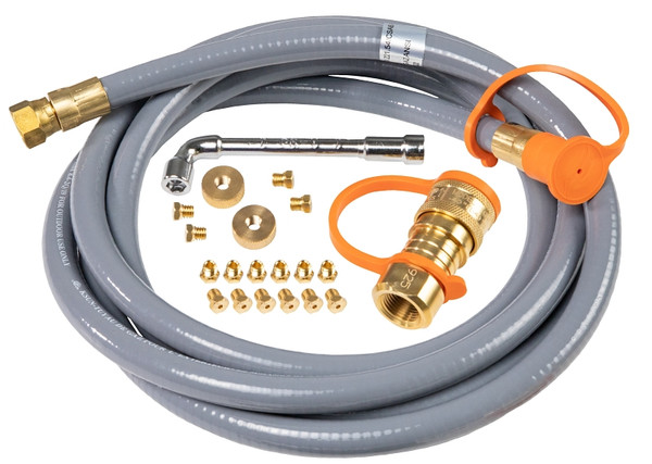 BLACKSTONE 5249 Natural Gas Conversion Kit, Brass/Rubber, Gray [SKU: ORG7408503]