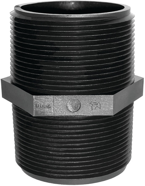 GREEN LEAF M 1000 P Pipe Nipple, 1 in, MNPT, Black [SKU: ORG3567377]
