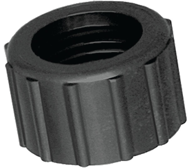 GREEN LEAF B3400P Swivel Nut, 3/4 in, GHT, Polypropylene, Black [SKU: ORG1942135]