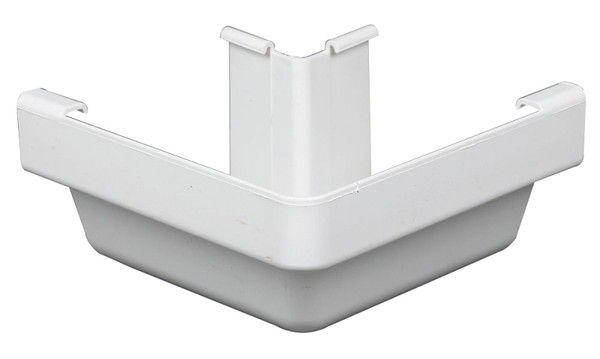 Euramax M0503 Stair Post, 5 in Gutter, Vinyl, White [SKU: ORG7388804]