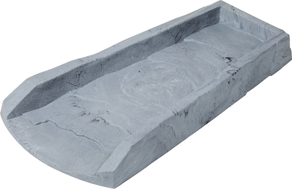Amerimax 3004-12/3014-12 Splash Block, 24 in L, 11-1/2 in W, Polypropylene, Slate Gray [SKU: ORG4048914]