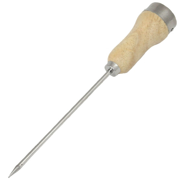 WH Bagshaw 90120 Professional Ice Pick with Ice Crusher, Carbon Steel Blade, Hardwood Handle [SKU: ORG6269740]