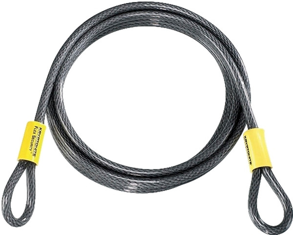 Schlage 999263 Flexible Cable Lock, 3/8 in Dia Shackle, Steel Body [SKU: ORG5999768]