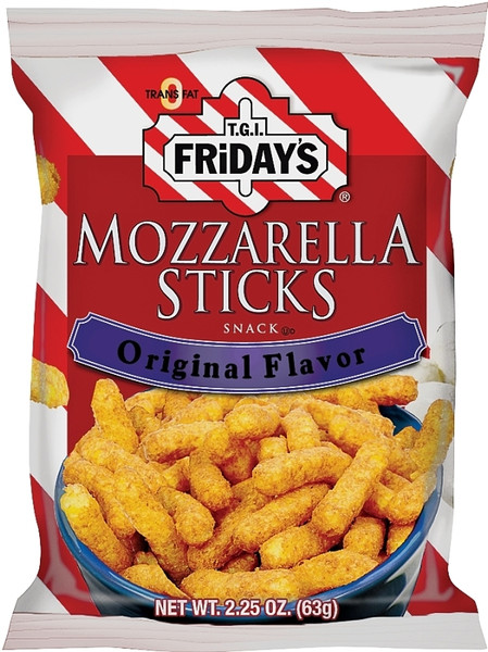 TGI Fridays 432889 Mozzarella Stick, Stick, Original Flavor, 2.25 oz Bag [SKU: ORG6822811]