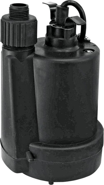 SUPERIOR PUMP 91250 Submersible Utility Pump, 3.8 A, 120 V, 0.25 hp, 1-1/4 in Outlet, 30 gpm, Thermoplastic Impeller [SKU: ORG2261253]