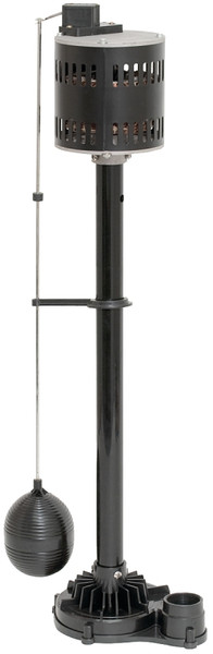 SUPERIOR PUMP 92553 Sump Pump, 1-Phase, 3.06 A, 120 V, 0.5 hp, 1-1/2 in Outlet, 60 gpm, Thermoplastic [SKU: ORG3644432]