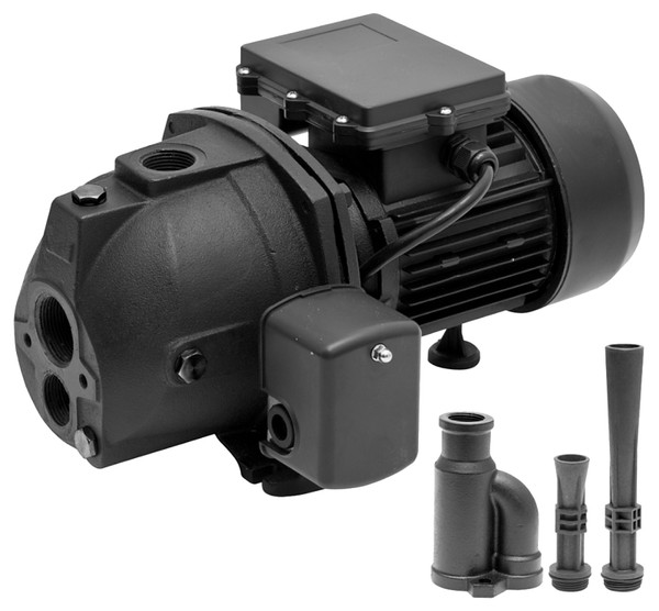 SUPERIOR PUMP 94515 Jet Pump, 6.4/3.2 A, 115/230 V, 0.5 hp, 1-1/4 in Suction, 1 in Discharge Connection, 25 ft Max Head [SKU: ORG7110489]