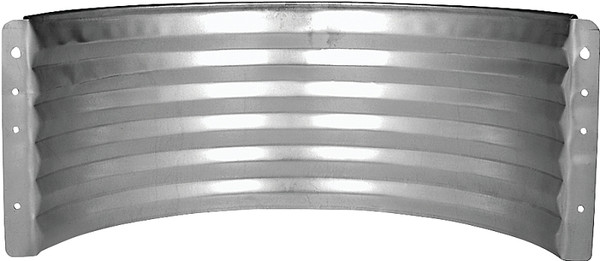 MARSHALL STAMPING AWR24/683 Area Wall, 16 in L, 37 in W, 24 in H, Galvanized Steel [SKU: ORG6602049]