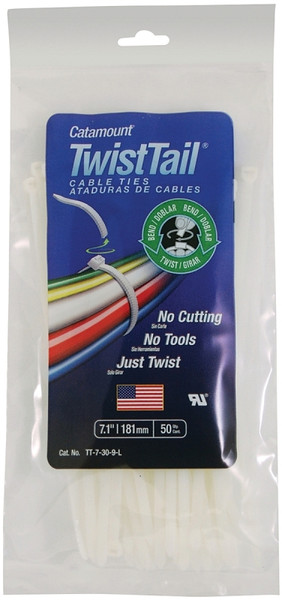 Catamount TT-7-30-9-L Cable Tie, Polyamide, Natural [SKU: ORG9529363]