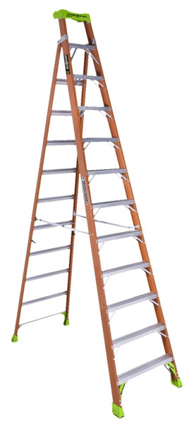 LADDER IA FBRGLS CRS-STEP 12FT [SKU: ORG0906511]