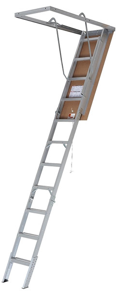 LADDER ATTIC AL 7FT9IN-10FT3IN [SKU: ORG7461601]