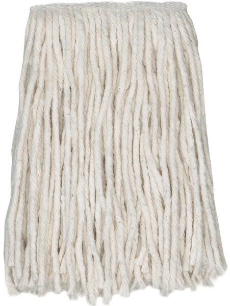 CONTINENTAL COMMERCIAL CHOICE A947118 Mop Head, 1-1/4 in Headband, Cotton, Natural [SKU: ORG1005107]