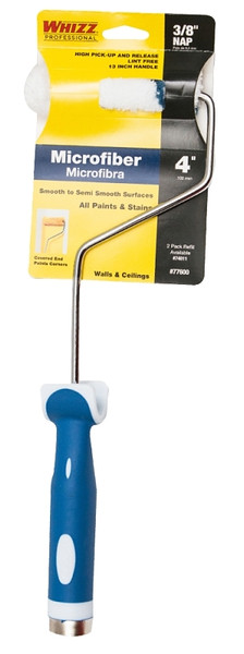WHIZZ 77600 Mini Roller, 3/8 in Nap, Microfiber Roller, Soft Touch Handle [SKU: ORG9443375]