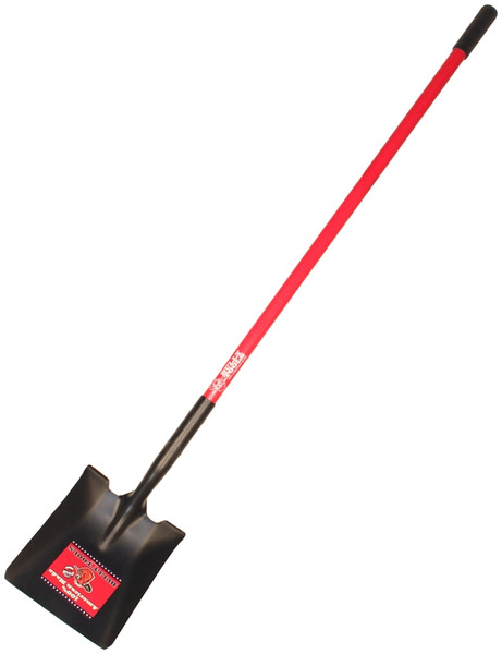 BULLY Tools 62525 Shovel, 9-1/2 in W Blade, 14 ga Gauge, Steel Blade, Fiberglass Handle, Comfort Grip Handle [SKU: ORG7775042]