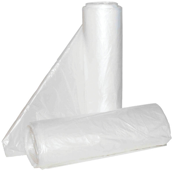 ALUF PLASTICS Hi-Lene HCR-303710C Anti-Microbial Can Liner, 30 x 37 in, 20 to 30 gal Capacity, HDPE, Clear [SKU: ORG3275765]