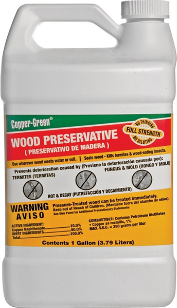 GREEN PRODUCTS COPPER 1 Wood Preservative, Brown, Liquid, 1 gal, Can [SKU: ORG4568085]
