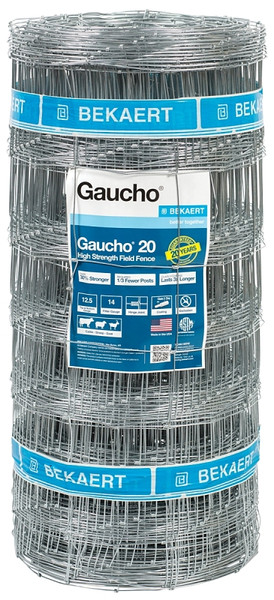 Gaucho 118142 Field Fence, 330 ft L, 39 in H, 14 Gauge, Steel [SKU: ORG4113015]