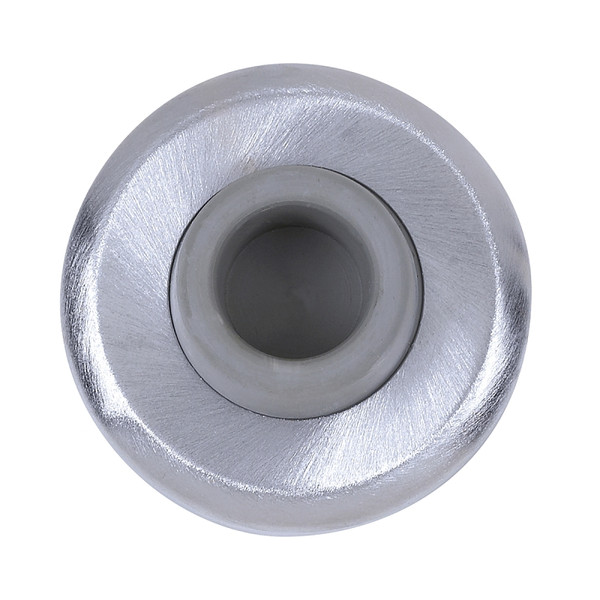 Tell Manufacturing DT100084 Stop and Bumper, 2-1/2 in Dia Base, 1 in Projection, Iron, Satin [SKU: ORG4791216]