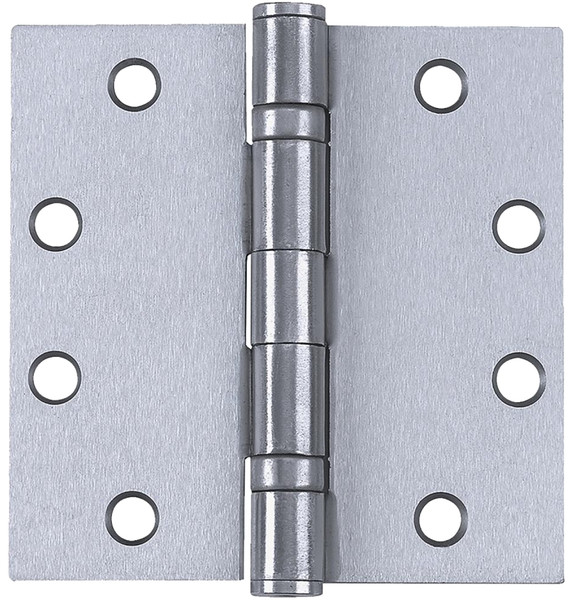 Tell Manufacturing H4545 Series HG100316 Square Corner Hinge, 4-1/2 in H Frame Leaf, 0.134 in Thick Frame Leaf, Satin [SKU: ORG4791406]