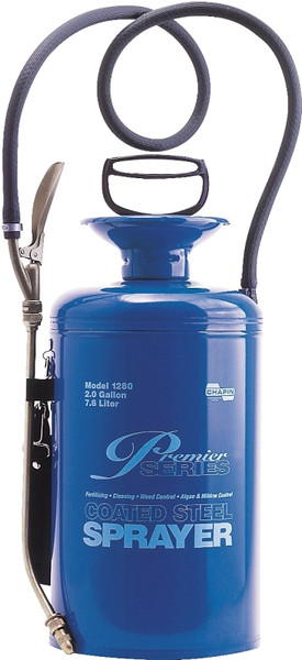 CHAPIN Premier Pro 1280 Compression Sprayer, 2 gal Tank, Steel Tank, 42 in L Hose, Blue [SKU: ORG6402598]