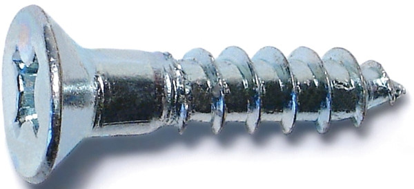 MIDWEST FASTENER 02591 Screw, #12 Thread, 1 in L, Coarse Thread, Flat Head, Phillips Drive, Sharp Point, Steel, Zinc [SKU: ORG4252052]
