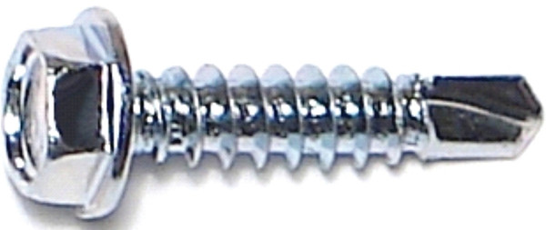 MIDWEST FASTENER 03283 Screw, #8 Thread, 3/4 in L, Coarse Thread, Hex Drive, Self-Drilling Point, Steel, Zinc, 100 PK [SKU: ORG4129862]