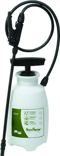CHAPIN Lawn & Garden Series 10000 Compression Sprayer, 0.5 gal Tank, Poly Tank, 34 in L Hose, White [SKU: ORG2529998]