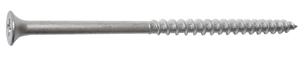 MIDWEST FASTENER 08164 Deck Screw, 10-8 Thread, 4 in L, Coarse Thread, Bugle Head, Phillips Drive, Steel, Dacrotized [SKU: ORG4532628]
