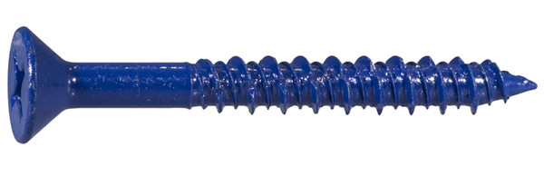 MIDWEST FASTENER 10542 Masonry Screw, 1/4 in Dia, 2-1/4 in L, Steel [SKU: ORG4531976]