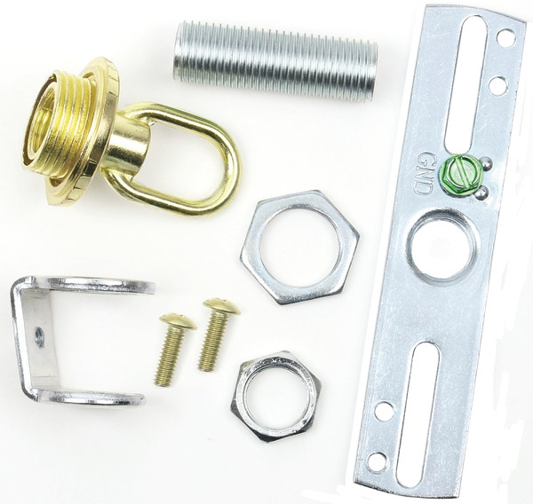 Jandorf 60206 Loop Crossbar Kit, Screw Collar, Brass [SKU: ORG3404720]