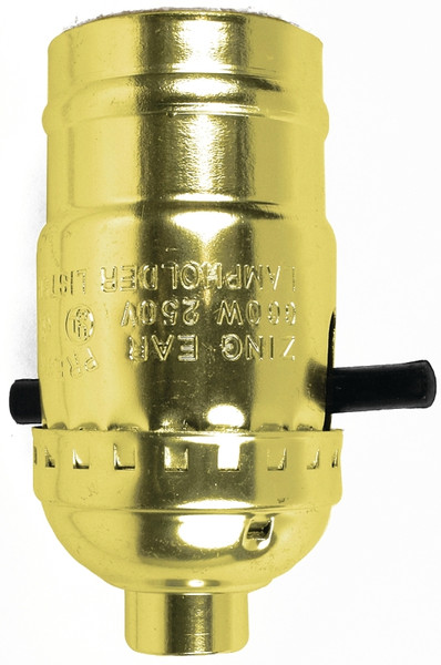 Jandorf 60407 Lamp Socket, 250 V, 660 W, Brass Housing Material [SKU: ORG3404837]