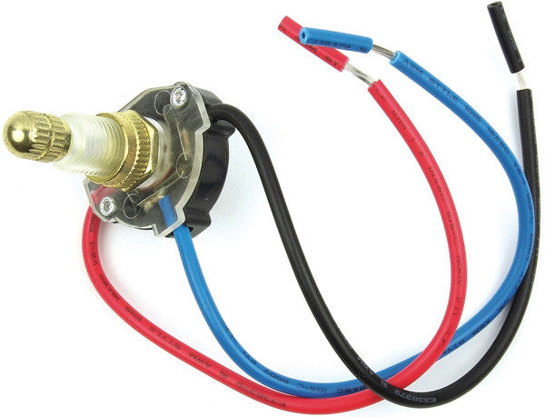 Jandorf 61206 Double Circuit Rotary Switch, 3 A, 125 V, Brass [SKU: ORG3402955]