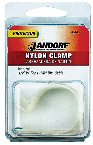 Jandorf 61459 Cable Clamp, Nylon, Natural [SKU: ORG3395159]