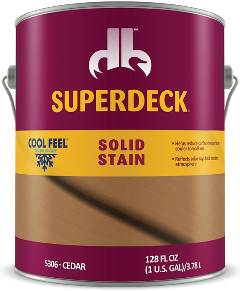 Duckback DPI053064-16 Wood Stain, Slight, Cedar, Liquid, 1 gal [SKU: ORG7151855]
