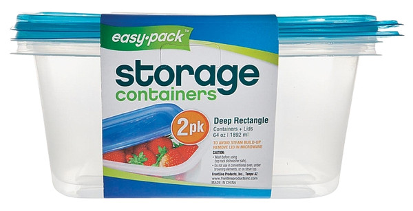 Easy Pack 8069 Storage Container, 64 oz Capacity, Plastic [SKU: ORG5739529]