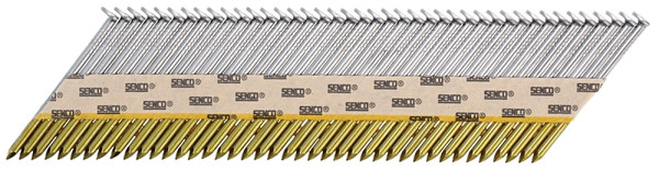 SENCO G524APBXN Collated Nail, 2-3/8 in L, Steel, Bright Basic, Full Round Head, Smooth Shank [SKU: ORG2438489]