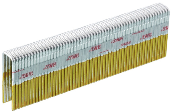 SENCO Q15BAB Wire Staple, 7/16 in W Crown, 1-1/4 in L Leg, 15 Gauge, Galvanized [SKU: ORG5048889]