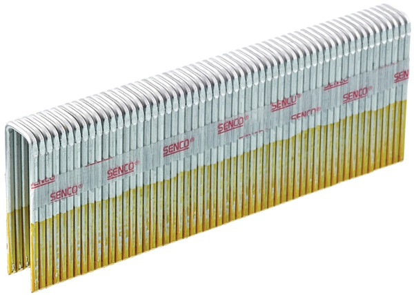 SENCO Q17BAB Wire Staple, 7/16 in W Crown, 1-1/2 in L Leg, 15 Gauge, Galvanized [SKU: ORG3748977]