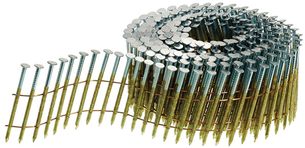 SENCO EL23AABH Nail, 2-1/4 in L, Galvanized Steel, Sencote, Full Round Head, Ring Shank [SKU: ORG5087440]