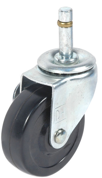 DH CASTERS C-L30GRRS Swivel Caster, 3 in Dia Wheel, 13/16 in W Wheel, Rubber Wheel, 110 lb [SKU: ORG5146881]