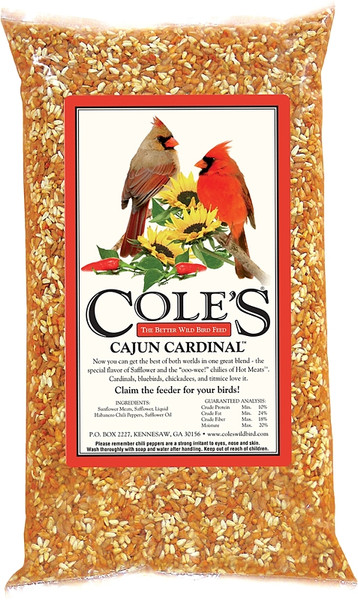 Cole's Cajun Cardinal Blend CB10 Straight Bird Seed, 10 lb Bag [SKU: ORG2968071]