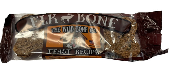 THE WILD BONE CO 1822 Feast Dog Biscuit, Jerky, Elk Flavor, 1 oz [SKU: ORG7458276]