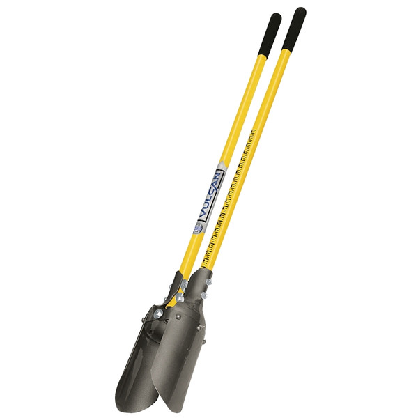 Vulcan 34558CA-38F Post Hole Digger, 10 in Blade, Steel Blade, Fiberglass Handle [SKU: ORG4919478]
