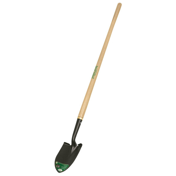 Landscapers Select 34607 Shovel, Steel Blade, Wood Handle, Long Handle, 45 in L Handle [SKU: ORG1170026]