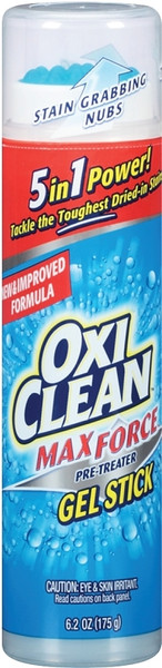 OXICLEAN Max Force 51355 Stain Remover, 6.2 oz, Gel, Blue [SKU: ORG0642066]