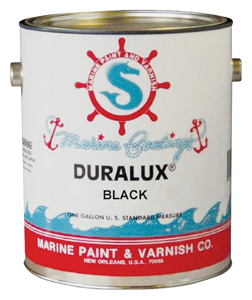 Duralux M722-1 Marine Enamel, High-Gloss, Black, 1 gal Can [SKU: ORG5306048]