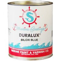 Duralux M724-4 Marine Enamel, High-Gloss, Biloxi Blue, 1 qt Can [SKU: ORG5306089]