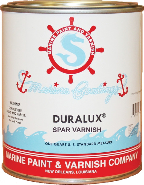 Duralux M738-4 Marine Clear Spar Varnish, High-Gloss, Clear, Liquid, 1 qt, Can [SKU: ORG5306444]