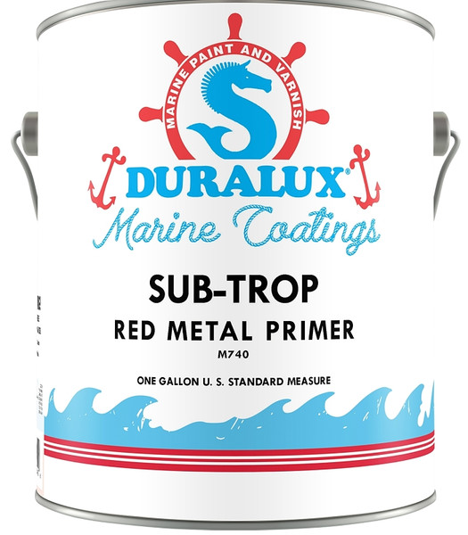 Duralux M740-1 Marine Primer, Flat/Matte, Red, 1 gal [SKU: ORG5306287]