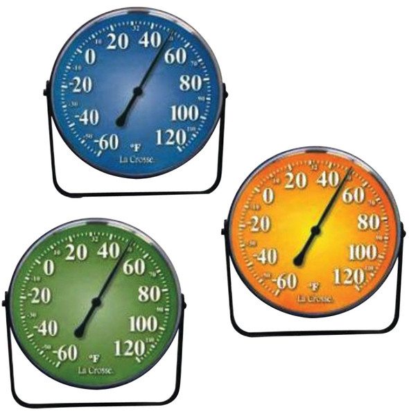 La Crosse 104-1512 Variety Pack Thermometer, 5 in Display, -60 to 120 deg F, Metal Casing [SKU: ORG0685057]